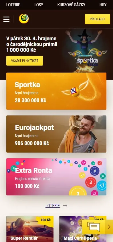 Sazka mobile